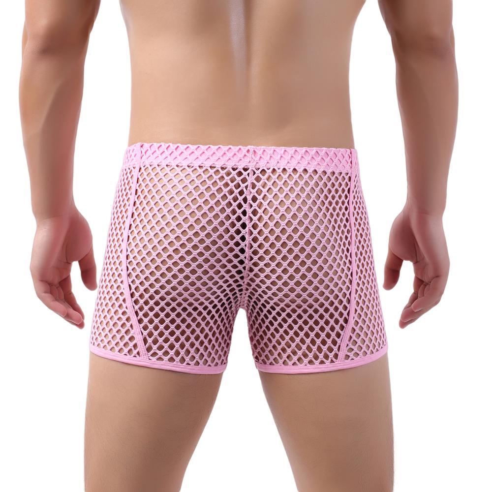 Nightlife Fishnet Boxer Briefs | dmunderwear detail image 8