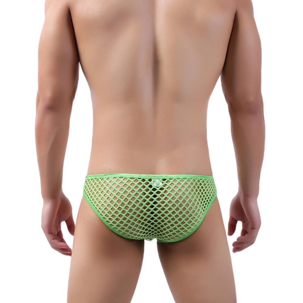 Nightlife Fishnet Briefs | dmunderwear detail image 13