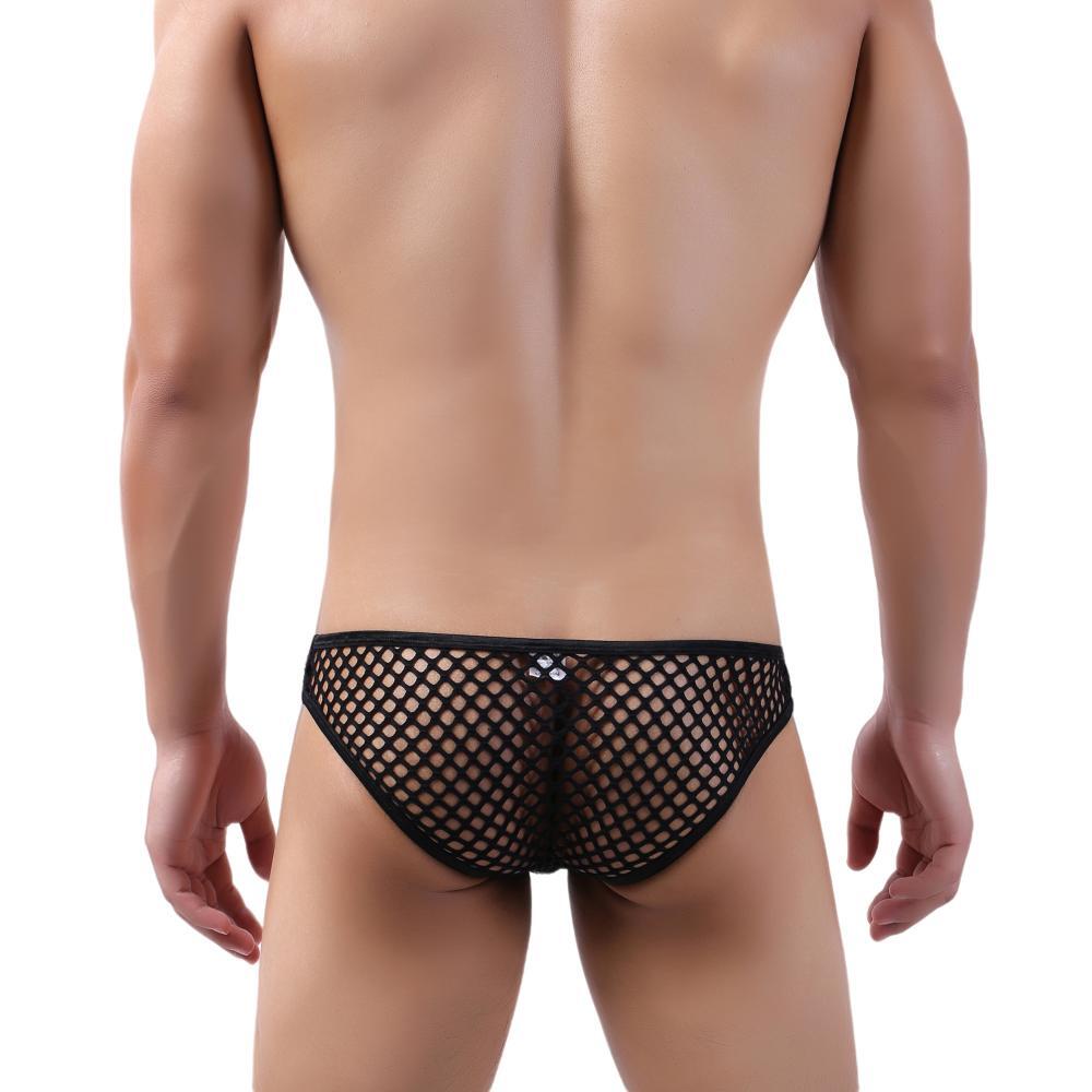 Nightlife Fishnet Briefs | dmunderwear detail image 4