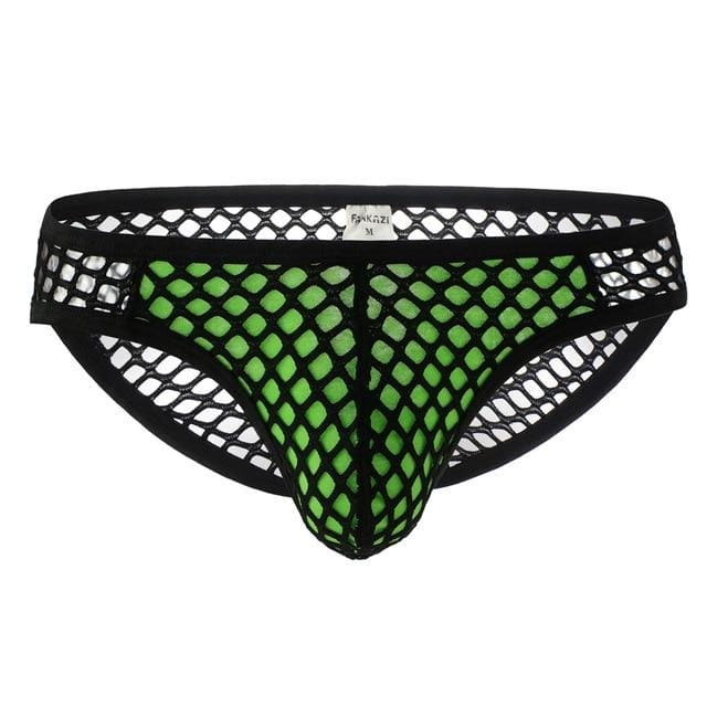 Nightlife Fishnet Briefs | dmunderwear detail image 5