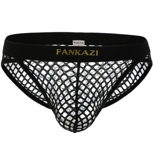 Nightlife Fishnet T-Briefs | dmunderwear detail image 4