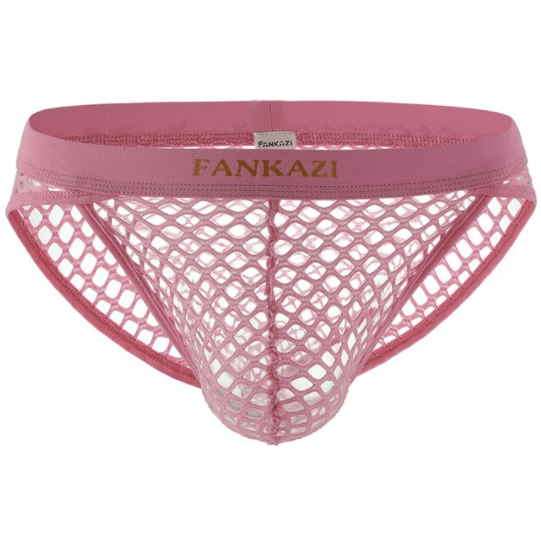 Nightlife Fishnet T-Briefs | dmunderwear detail image 7