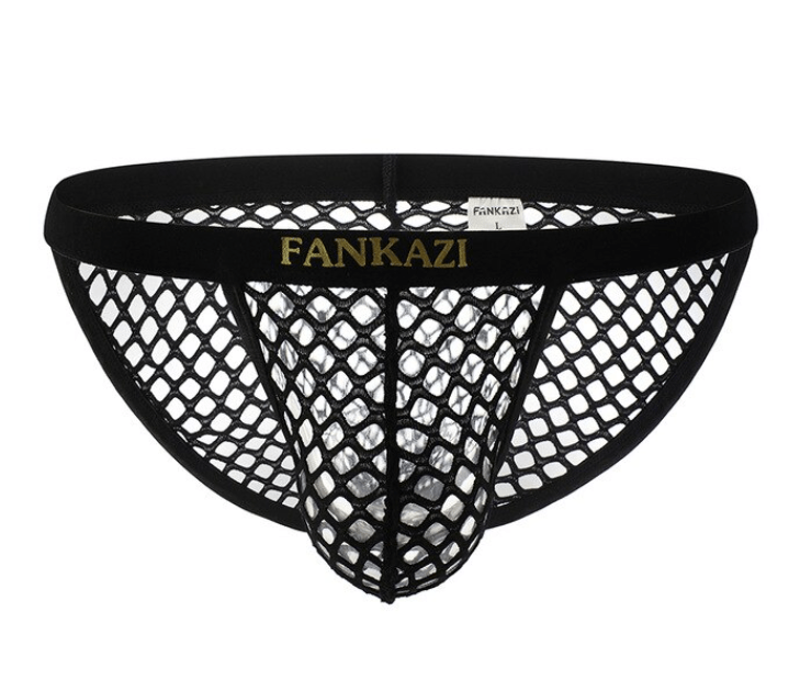 Nightlife Fishnet Tanga Briefs | dmunderwear detail image 13