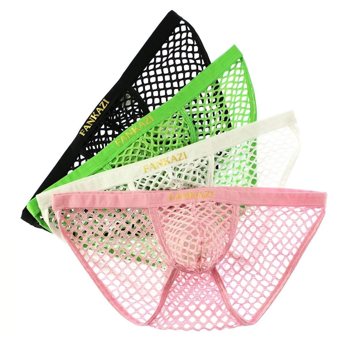 Nightlife Fishnet Tanga Briefs | dmunderwear detail image 14