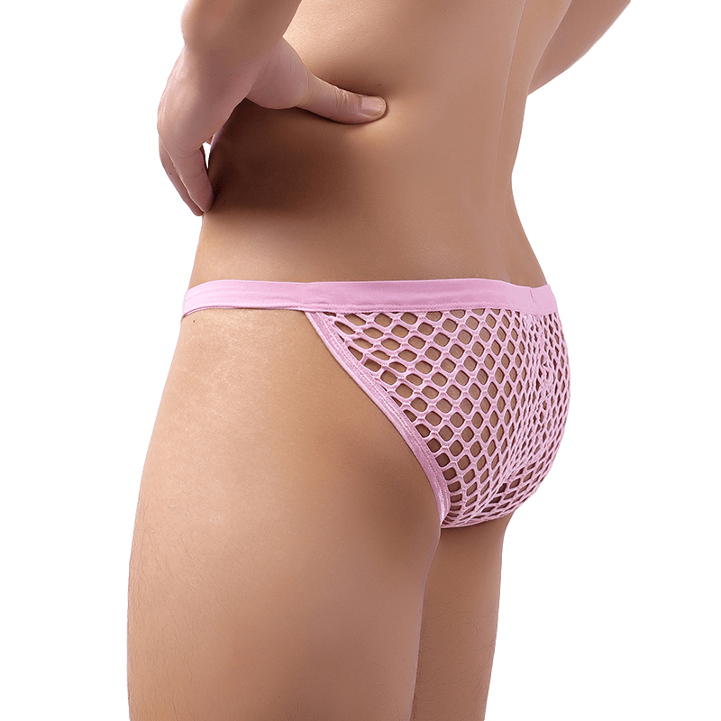 Nightlife Fishnet Tanga Briefs | dmunderwear detail image 2