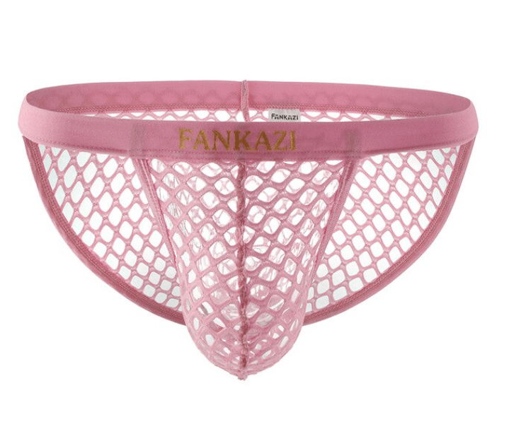 Nightlife Fishnet Tanga Briefs | dmunderwear detail image 3