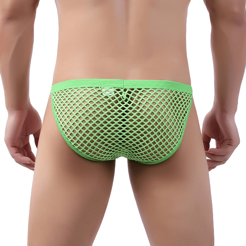 Nightlife Fishnet Tanga Briefs | dmunderwear detail image 9