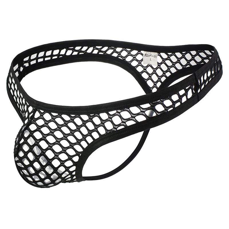 Nightlife Fishnet Thong | dmunderwear detail image 5