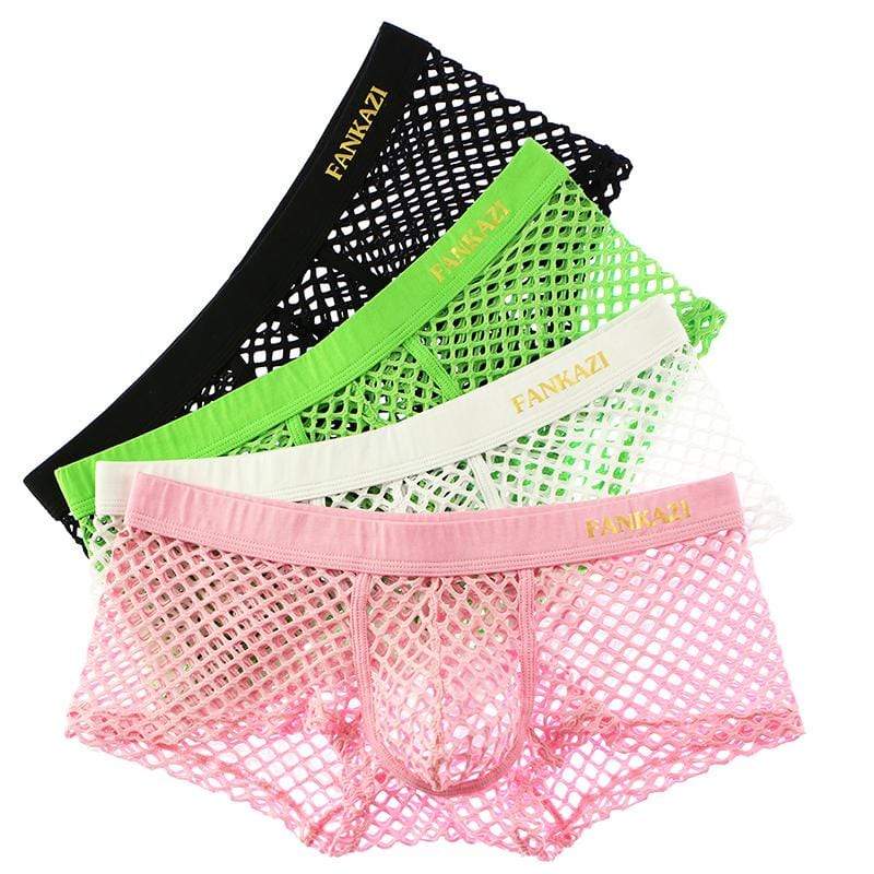 Nightlife Fishnet Trunks | dmunderwear detail image 14