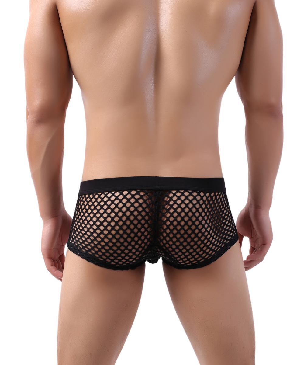 Nightlife Fishnet Trunks | dmunderwear detail image 5