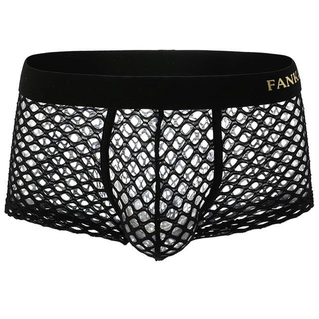 Nightlife Fishnet Trunks | dmunderwear detail image 7