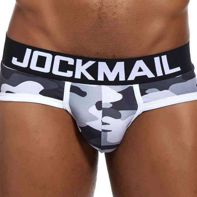 Jockmail Camo Hip High Briefs | dmunderwear detail image 2