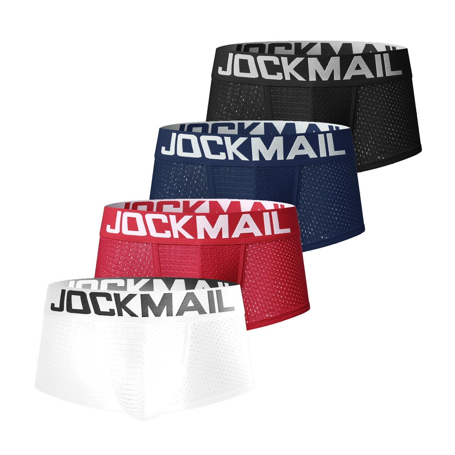 Jockmail Mesh Boxer Briefs 4-Pack | dmunderwear