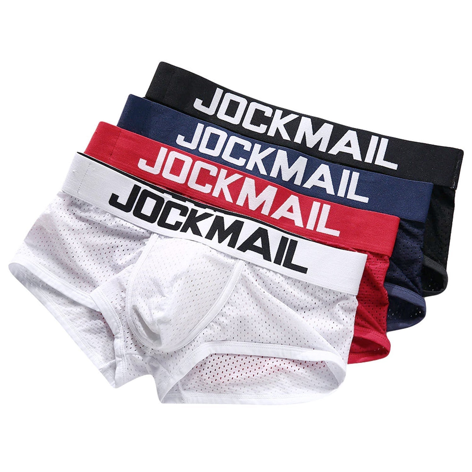 Jockmail Mesh Boxer Briefs 4-Pack | dmunderwear detail image 9