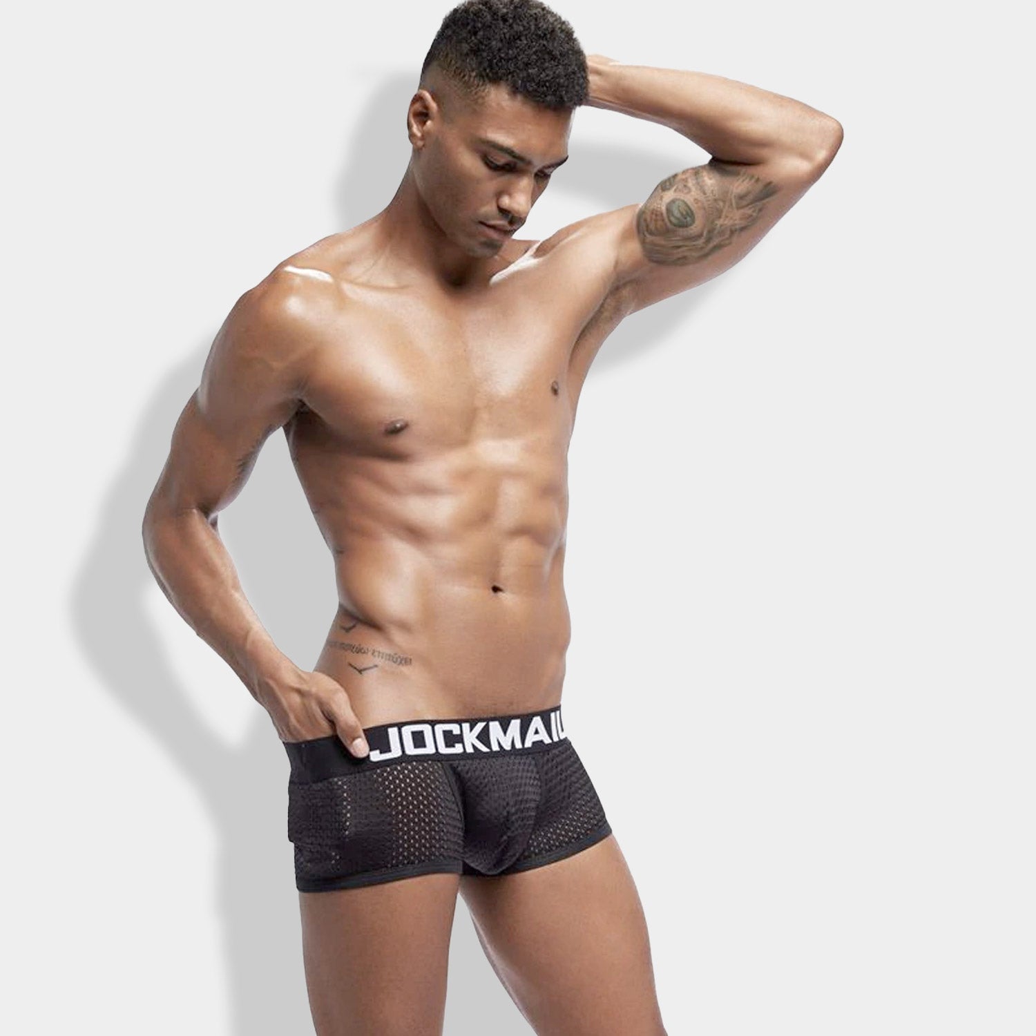 ORVLS Jockmail Mesh Boxer Briefs 4-Pack | dmunderwear detail image 3