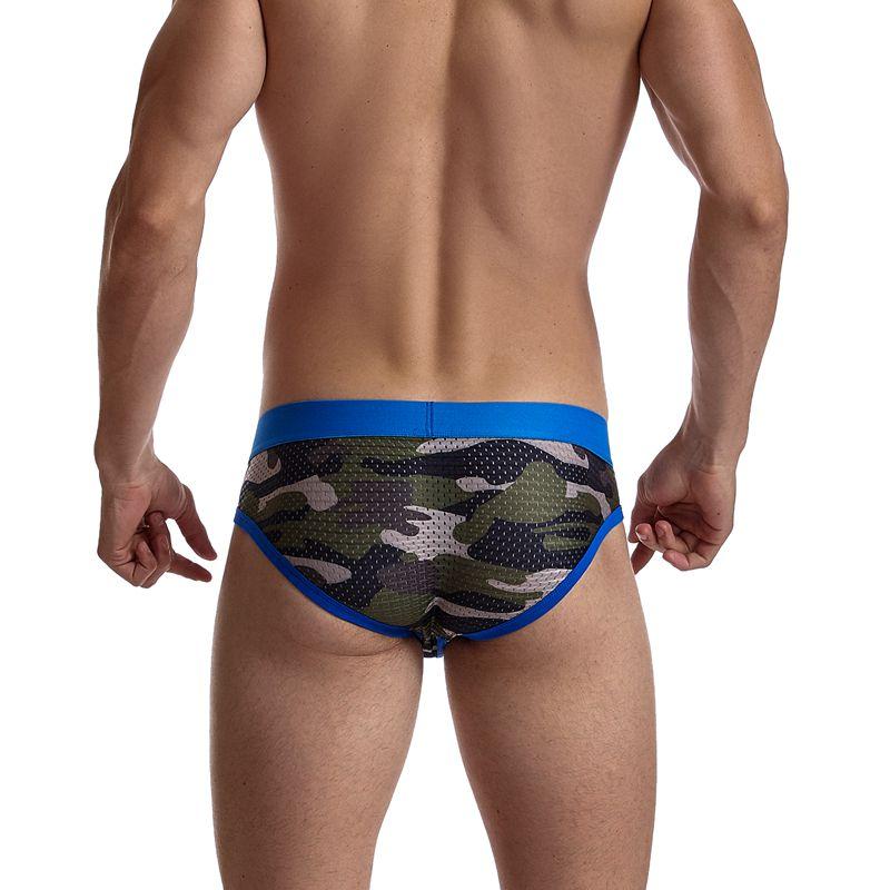 Jockmail Mesh Camo Briefs | dmunderwear detail image 4