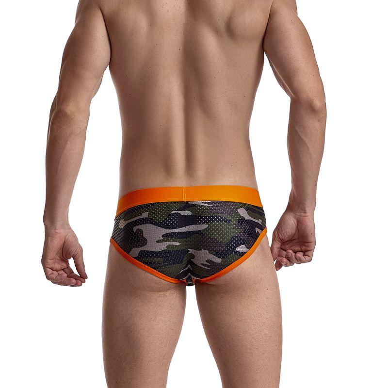 ORVLS Jockmail Mesh Camo Briefs | dmunderwear detail image 16