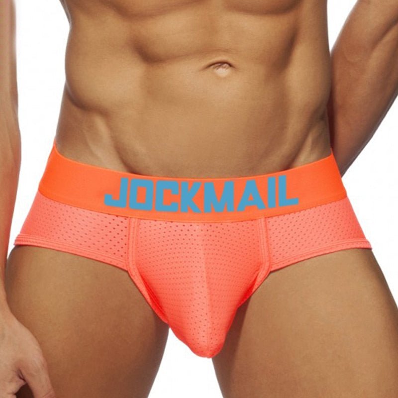 ORVLS Jockmail Neon Mesh Briefs | dmunderwear