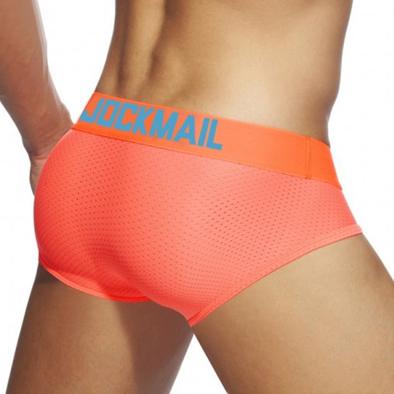 Jockmail Neon Mesh Briefs 4-Pack | dmunderwear detail image 9