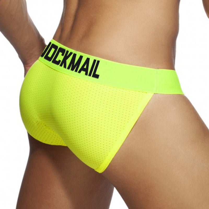 Jockmail Neon Party Bikini Briefs | dmunderwear detail image 6