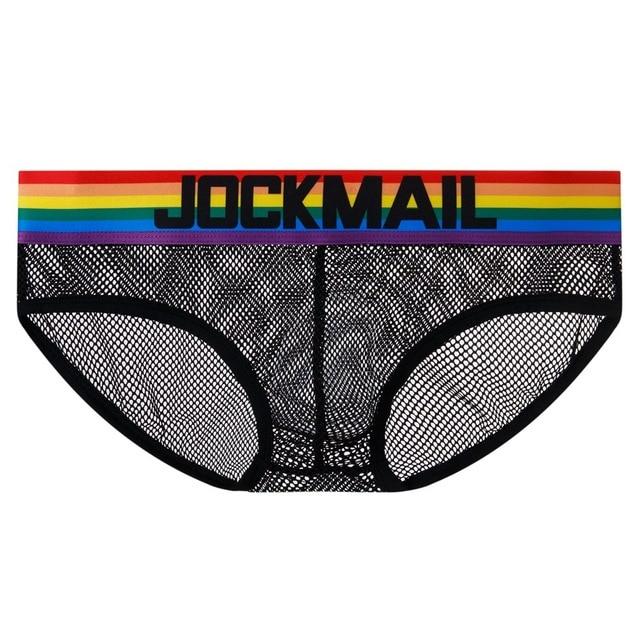 Jockmail Pride Mesh Boxer Briefs | dmunderwear detail image 3