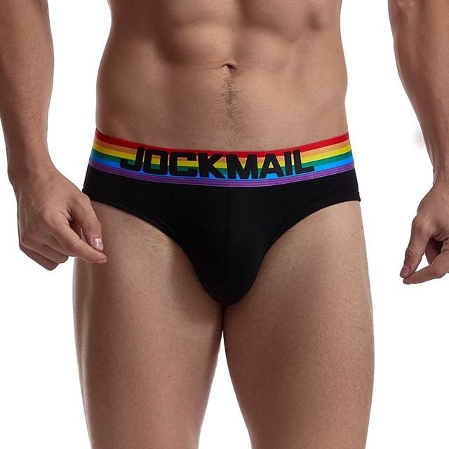 Jockmail Rainbow Band Briefs | dmunderwear