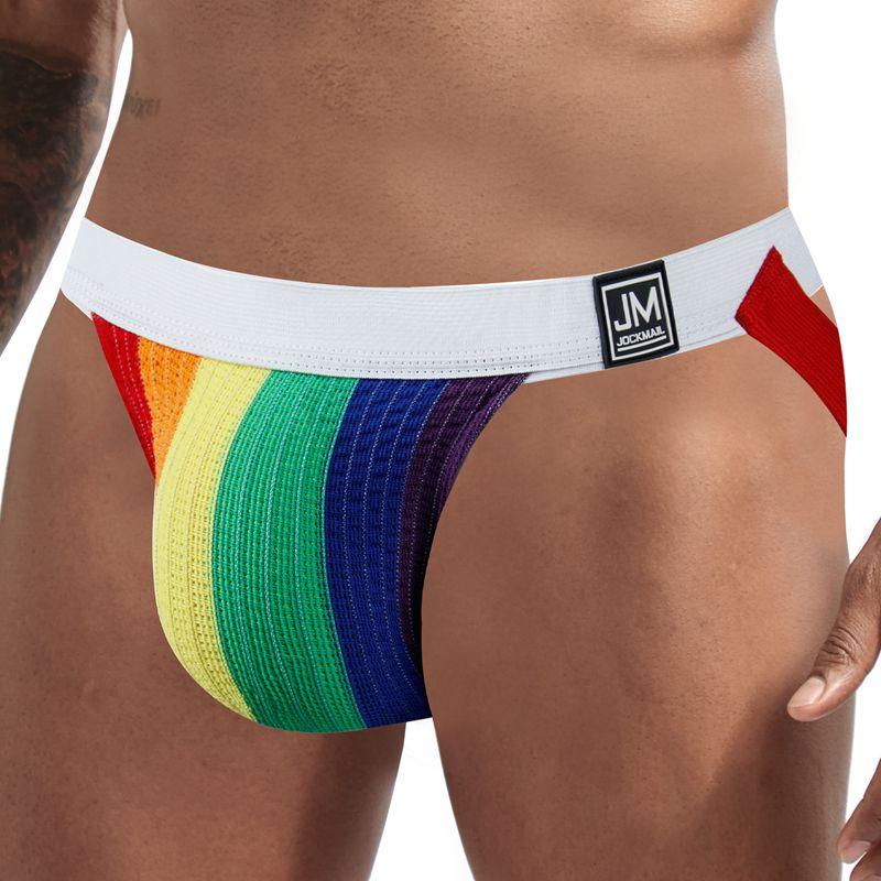 ORVLS Jockmail Rainbow Jockstrap | dmunderwear