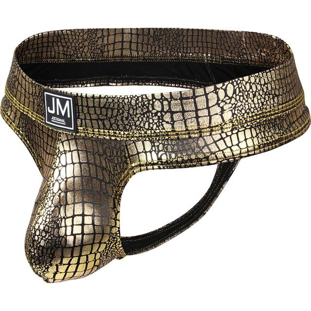 Jockmail Snakeskin Thong | dmunderwear detail image 4