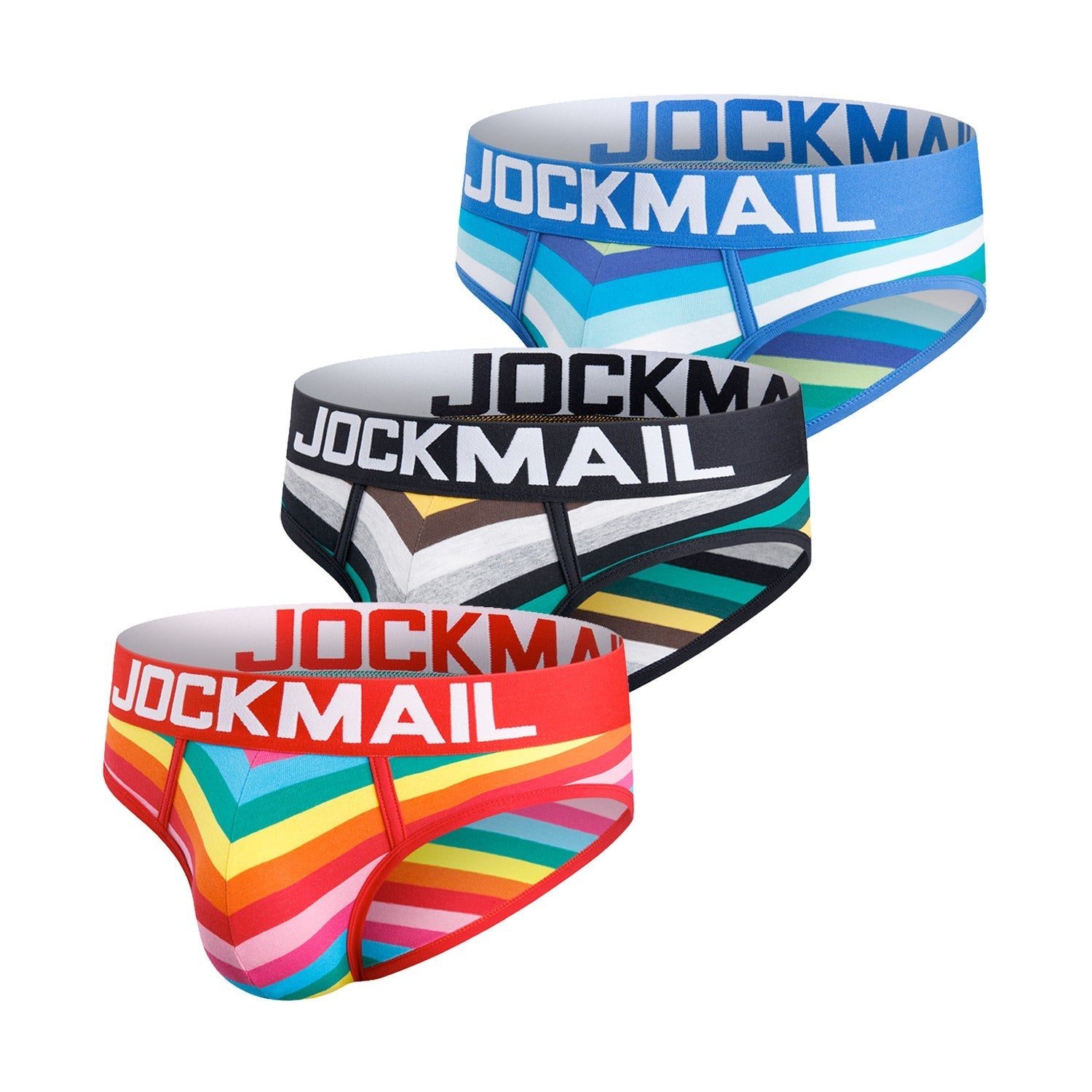 ORVLS Jockmail Striped Briefs 3-Pack | dmunderwear