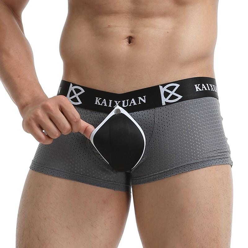 Kinky Cupped Snap Trunks | dmunderwear detail image 3