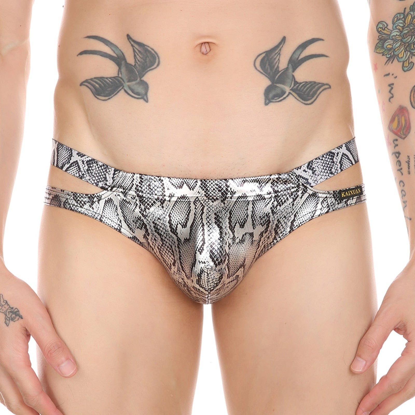 Kinky Reptile Briefs | dmunderwear detail image 11