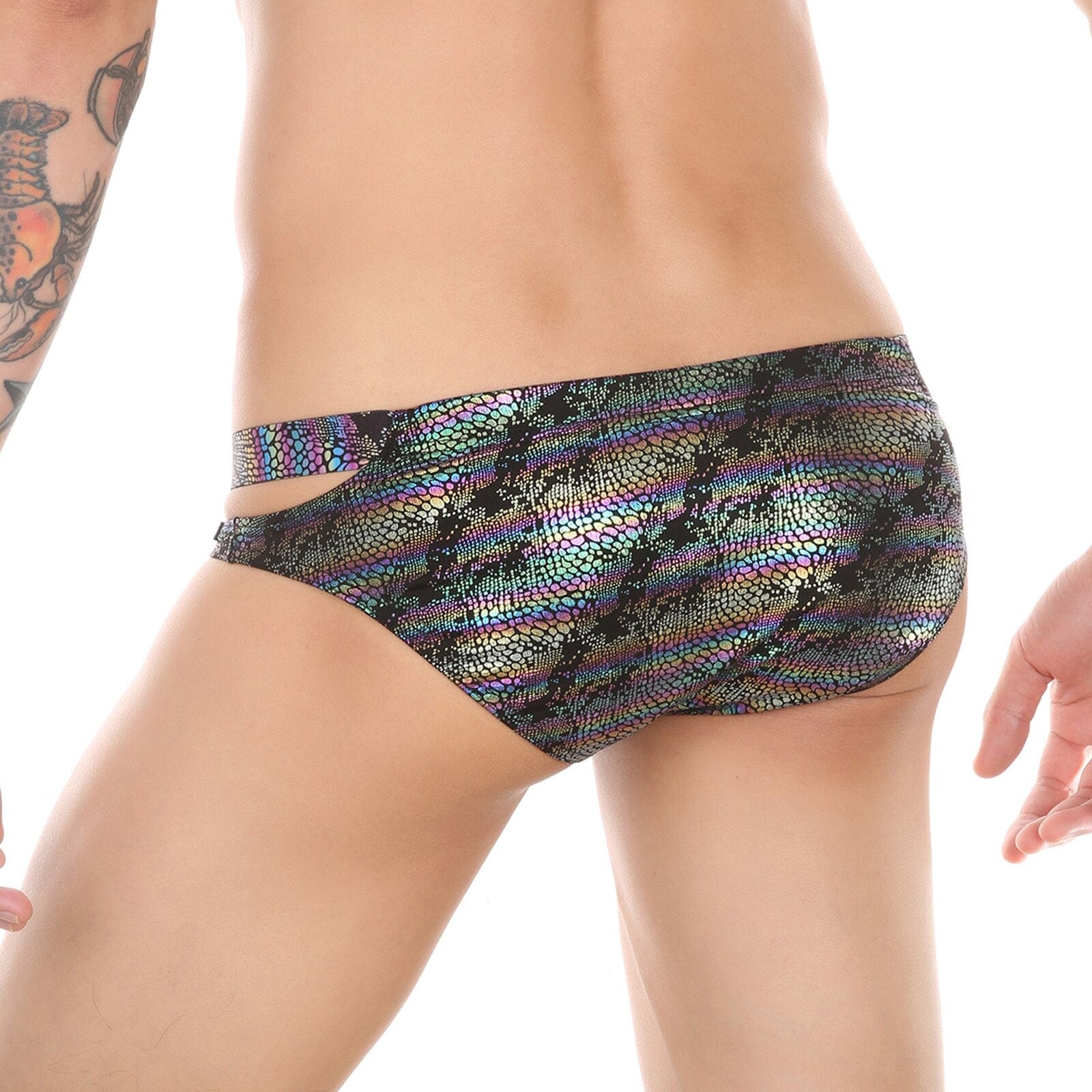 Kinky Reptile Briefs | dmunderwear detail image 2