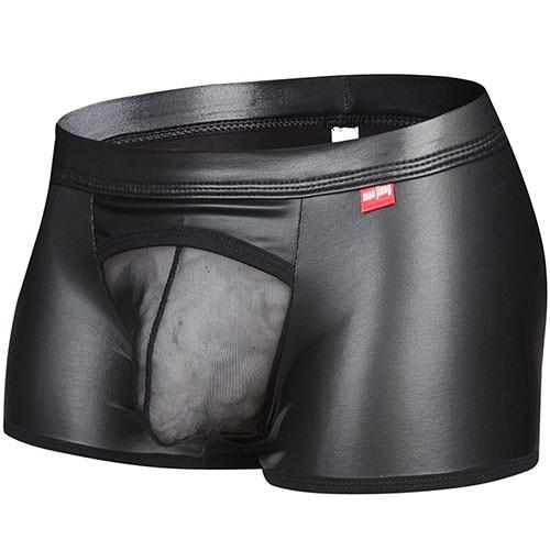 Kinky Transparent Leather Boxers | dmunderwear variant image