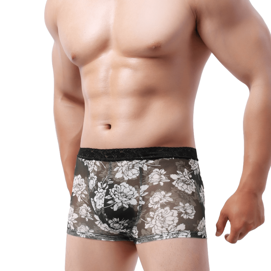 Lace Flower Trunks | dmunderwear detail image 5