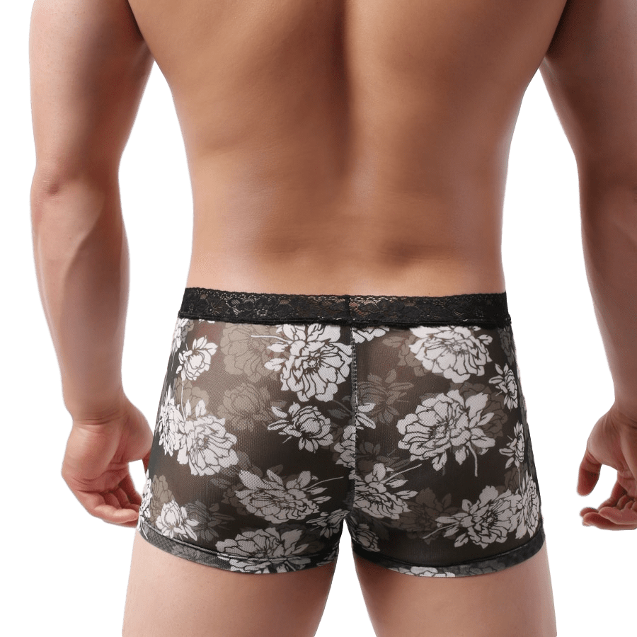 Lace Flower Trunks | dmunderwear detail image 6