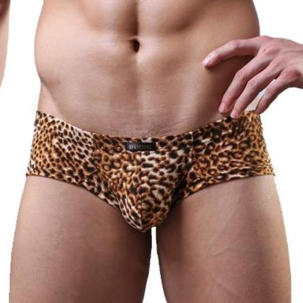 Leopard Bulge Trunks | dmunderwear