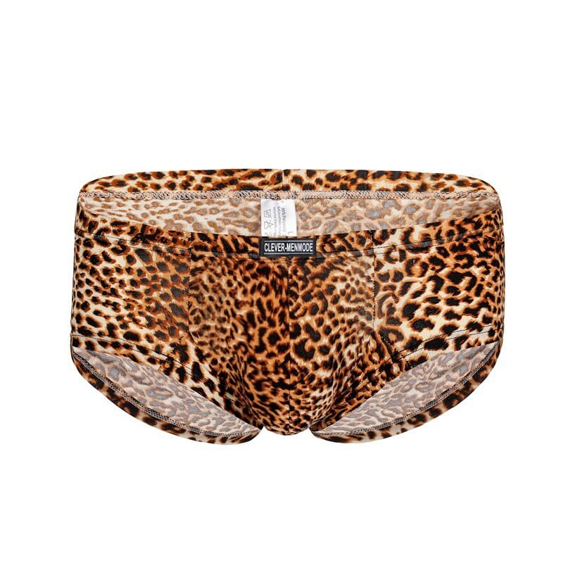 Leopard Square Briefs | dmunderwear detail image 4