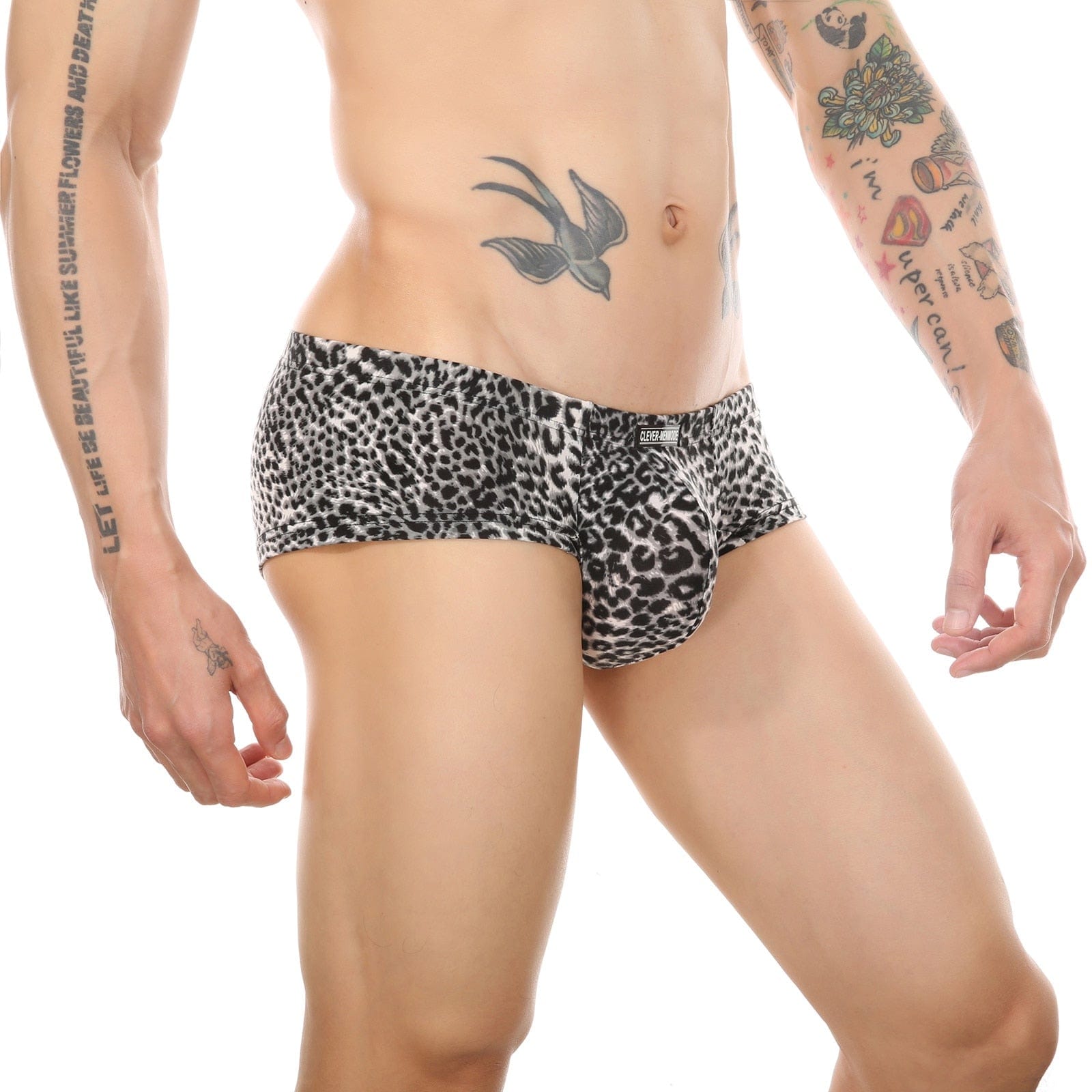 Leopard Square Briefs | dmunderwear detail image 5