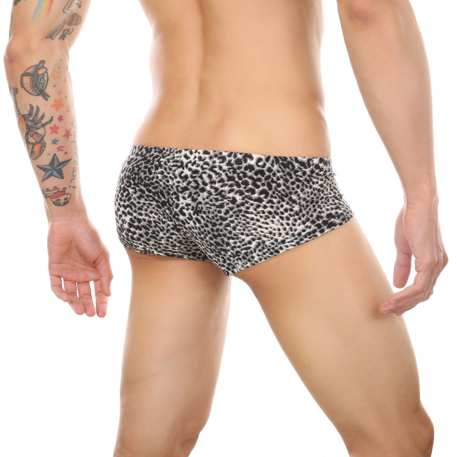 Leopard Square Briefs | dmunderwear detail image 6