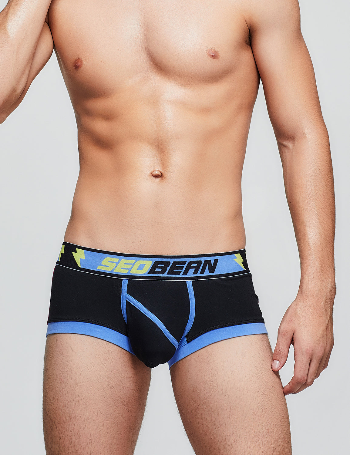 Lightning & Line Pattern Boxer Brief 00206 | dmunderwear detail image 10