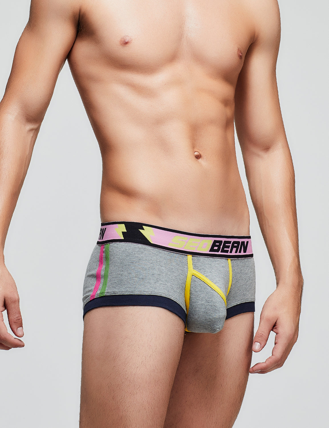 Lightning & Line Pattern Boxer Brief 00206 | dmunderwear detail image 13