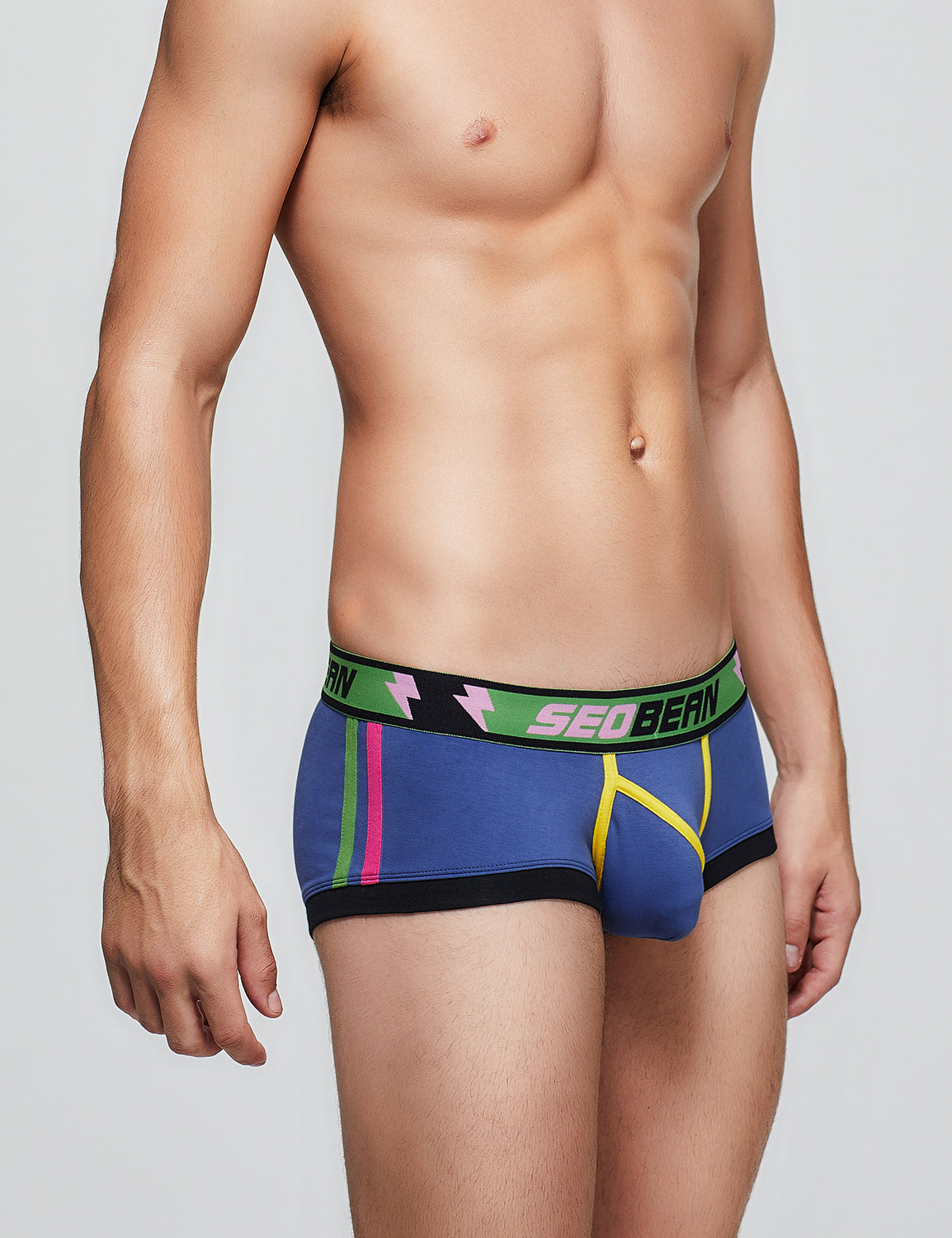Lightning & Line Pattern Boxer Brief 00206 | dmunderwear detail image 17