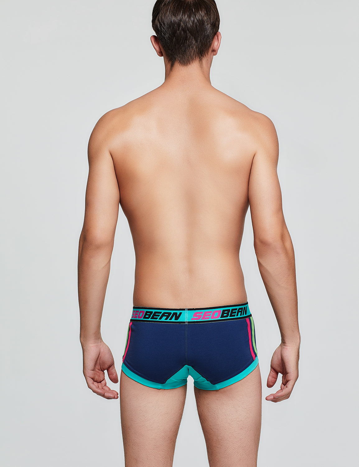 Lightning & Line Pattern Boxer Brief 00206 | dmunderwear detail image 2