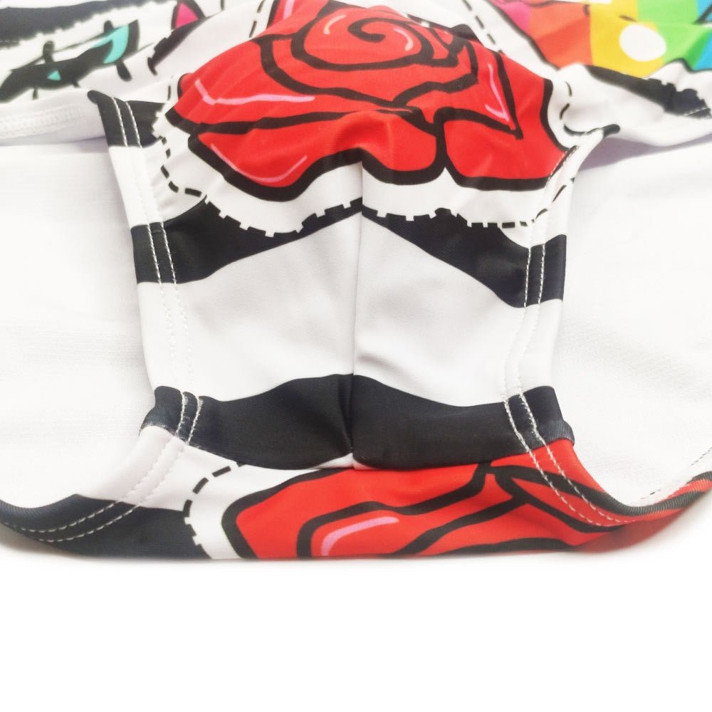 Lips n' Kisses Swim Briefs | dmunderwear detail image 9