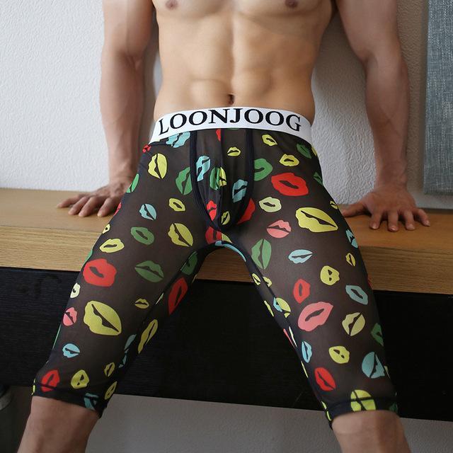 LoonJoog Mesh Knee High Long Johns | dmunderwear variant image