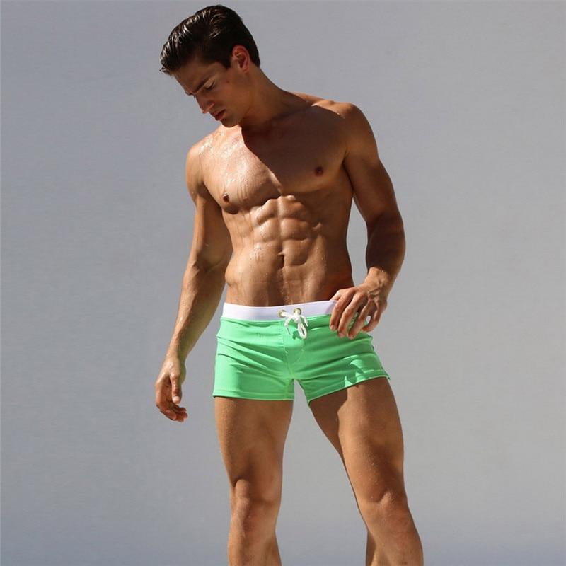 Square Cut Swim Trunks | dmunderwear detail image 3