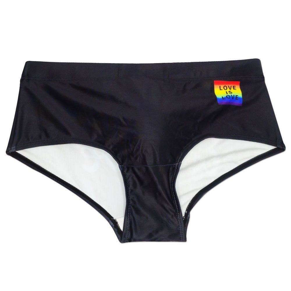 Love is Love Swim Trunks | dmunderwear detail image 4