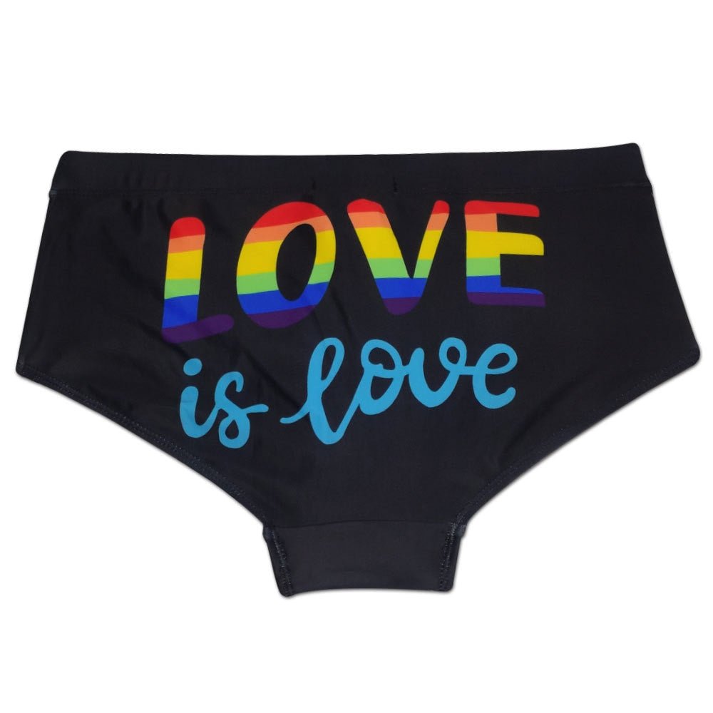 Love is Love Swim Trunks | dmunderwear detail image 5