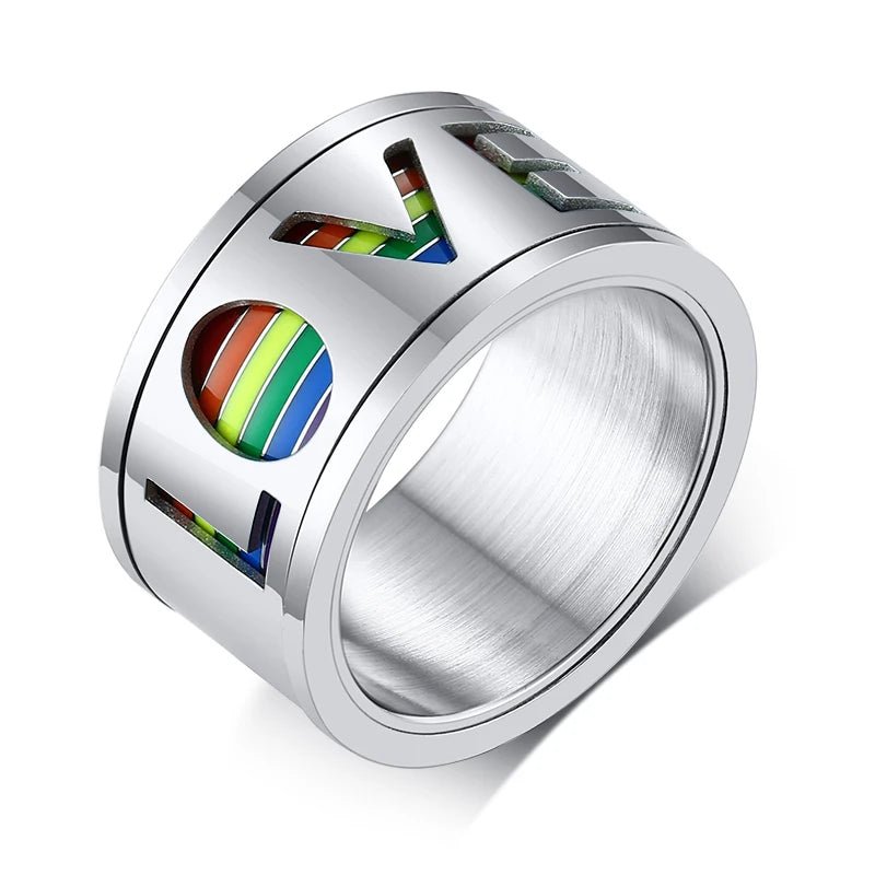 Love Pride Spinner Ring | dmunderwear variant image