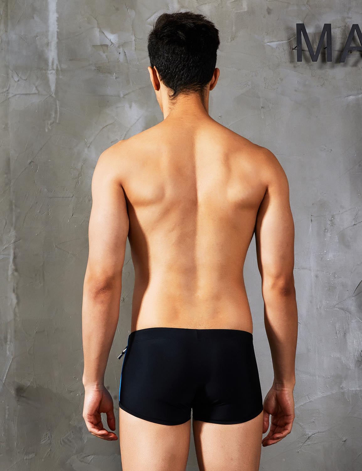 Low Rise Boxer Brief Graffiti Swimwear 90801 | dmunderwear detail image 2